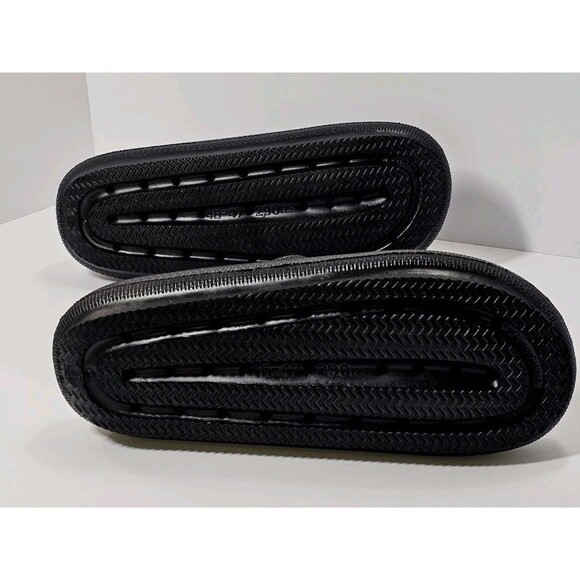 BRONAX Unisex Pillow Slippers Black Size 13.5–14.5 – Thick Sole Cushioned Slides - Picture 11 of 11